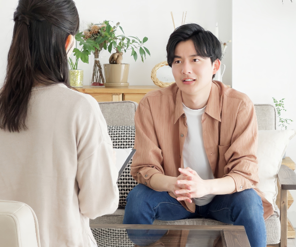 対面でのやり取りのイメージ